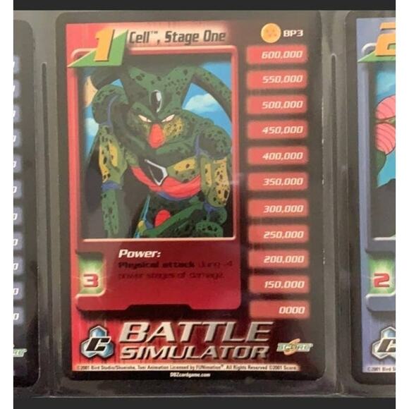 Dragon Ball Z 2001 Battle Simulator BP1 BP2 BP3 Piccolo Warrior Cell Champion - Picture 3 of 6